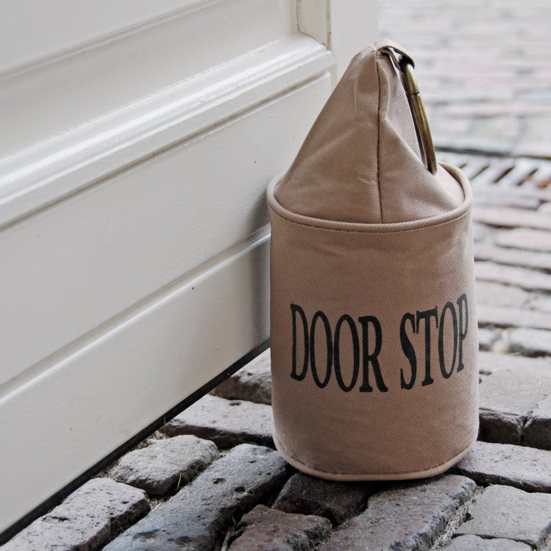Esschert Design USA LH118 Fabric Doorstop with Ring, Brown - Image 2